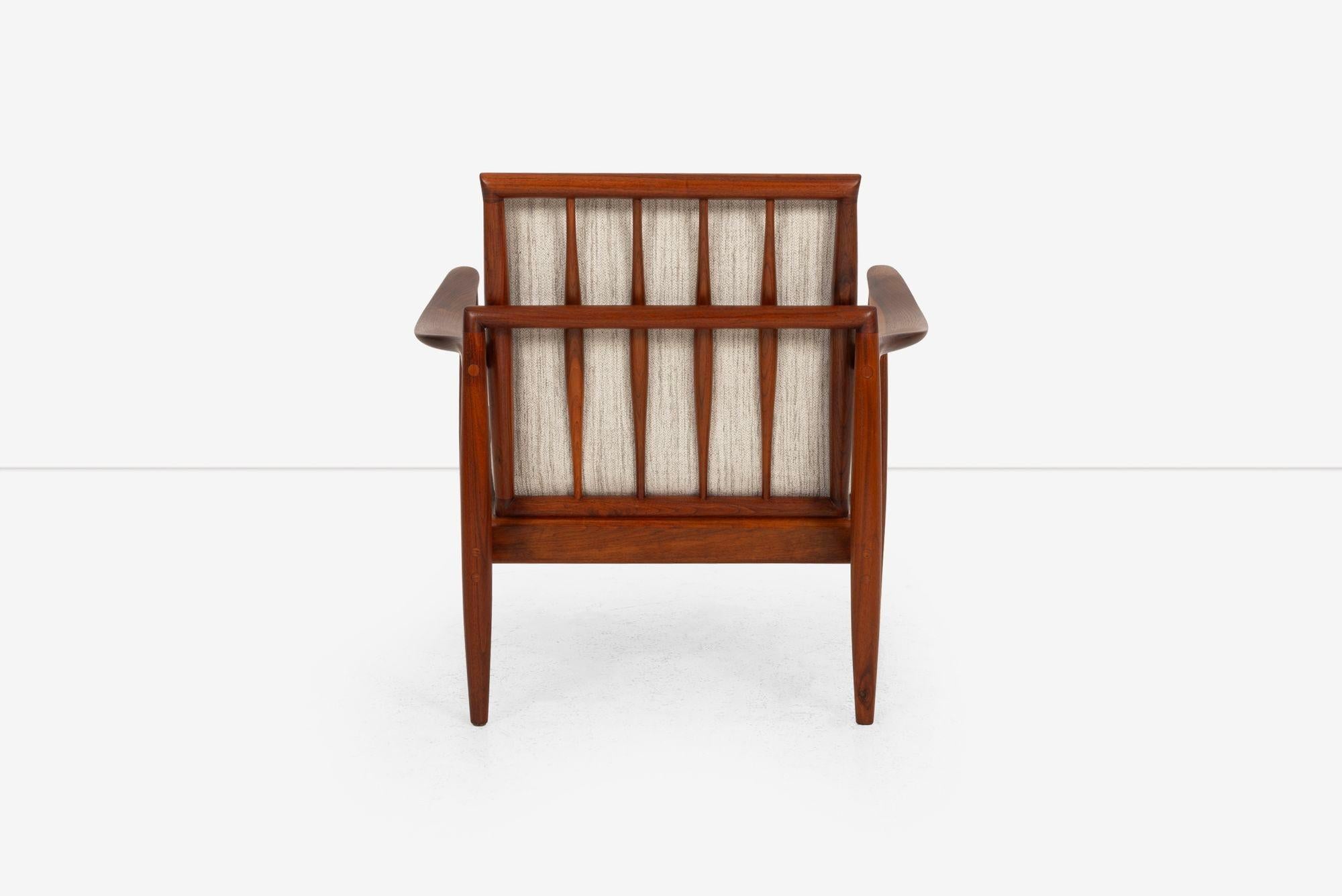 Sedia da salotto Sam Maloof Hunter in noce massiccio oliato  1950s in vendita 8