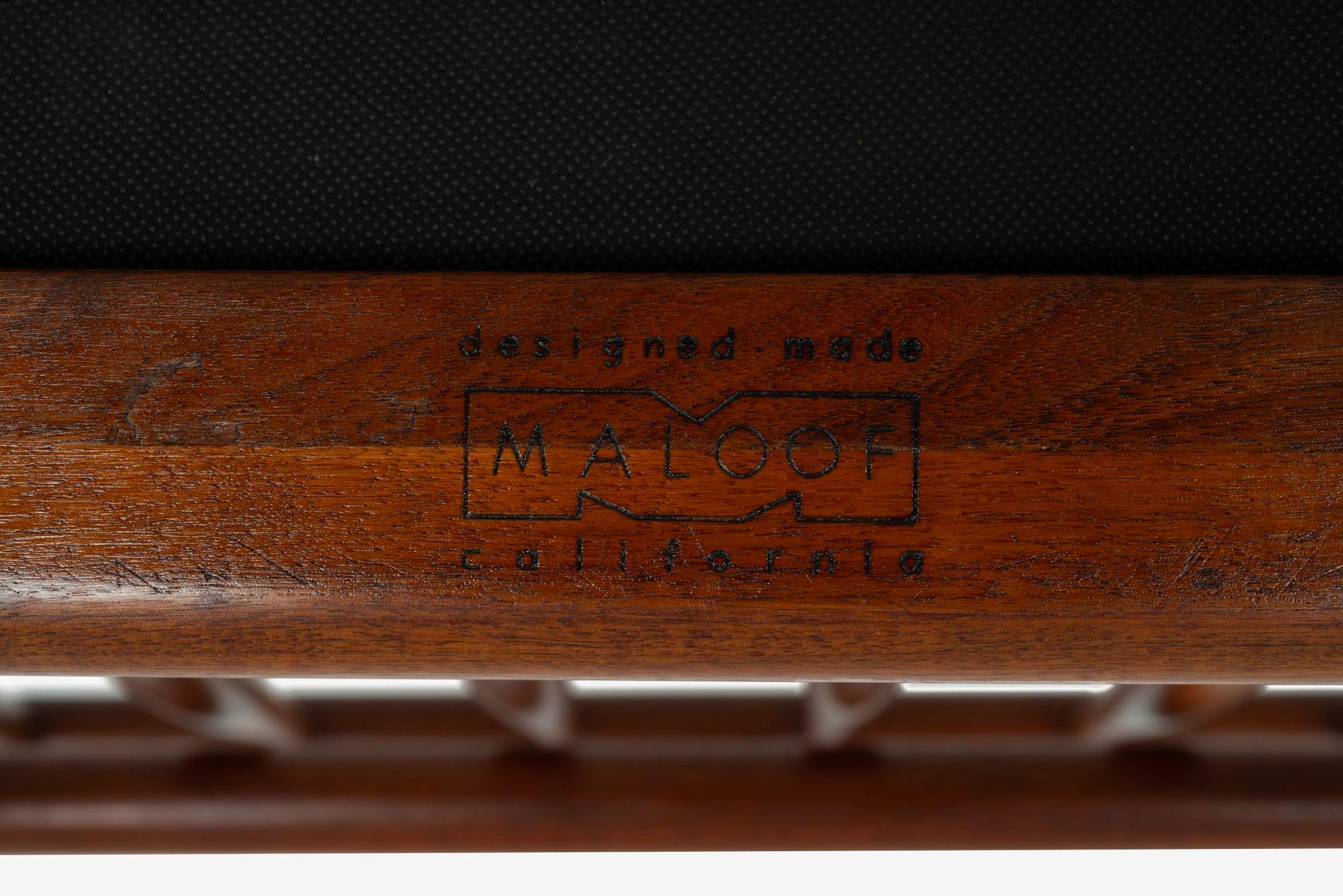 Sedia da salotto Sam Maloof Hunter in noce massiccio oliato  1950s in vendita 9