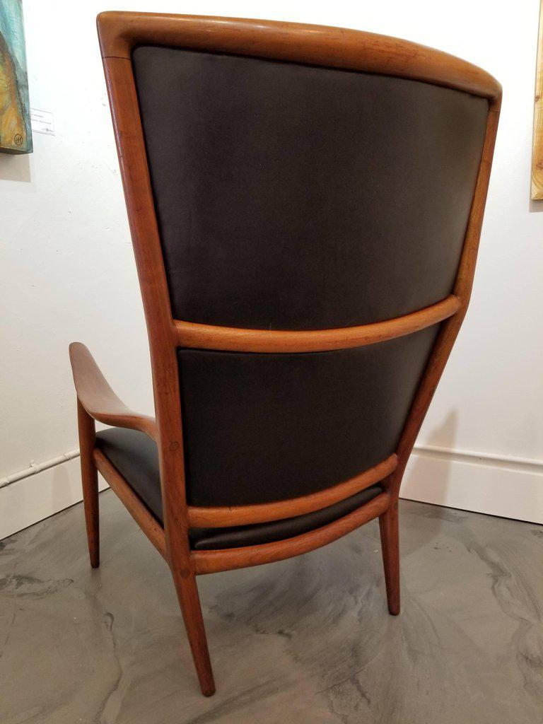 20th Century Sam Maloof Lounge Chair and Ottoman