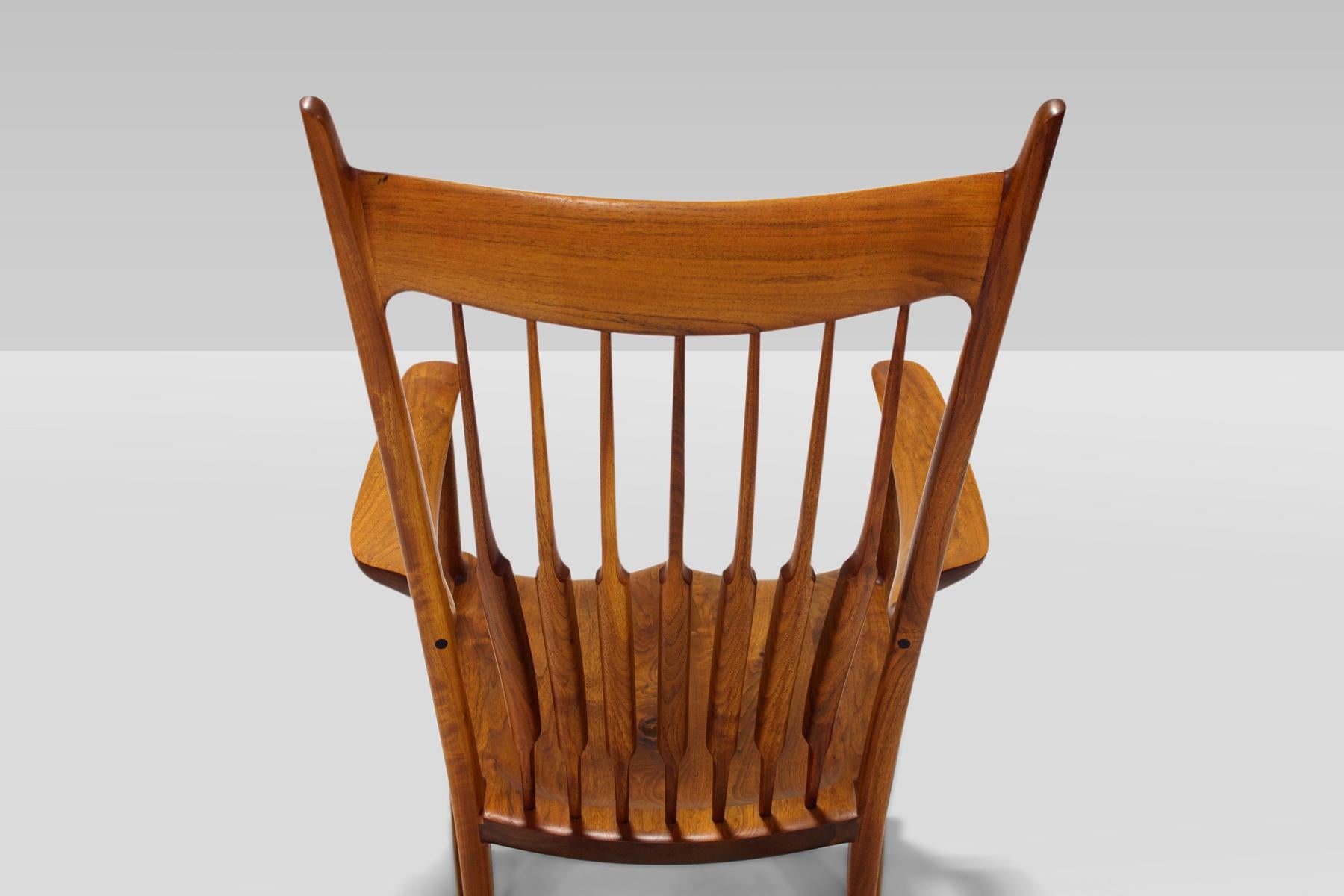 Sam Maloof Rocking Chair 1979 , With Special Provenance. For Sale 3