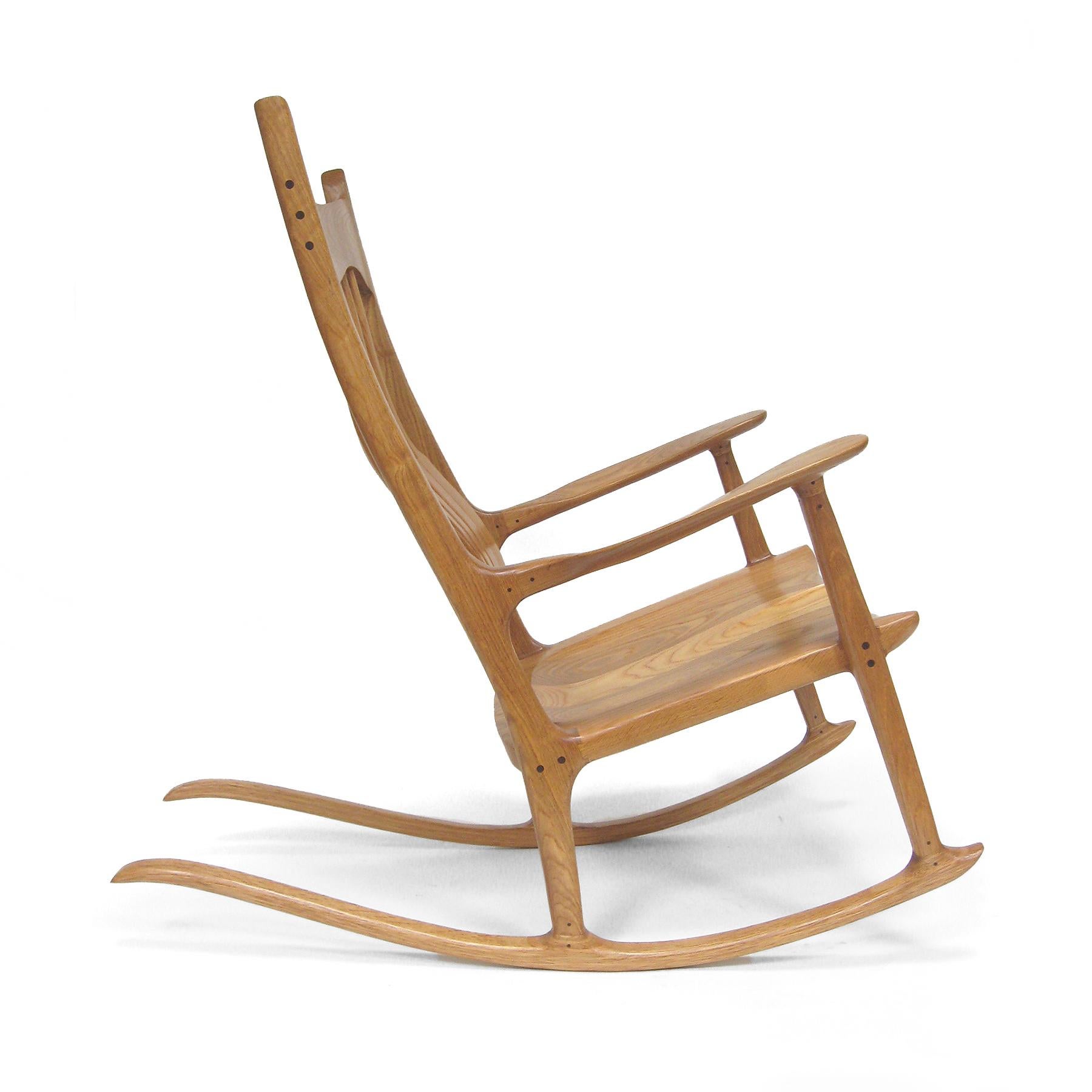 maloof inspired rocking chair