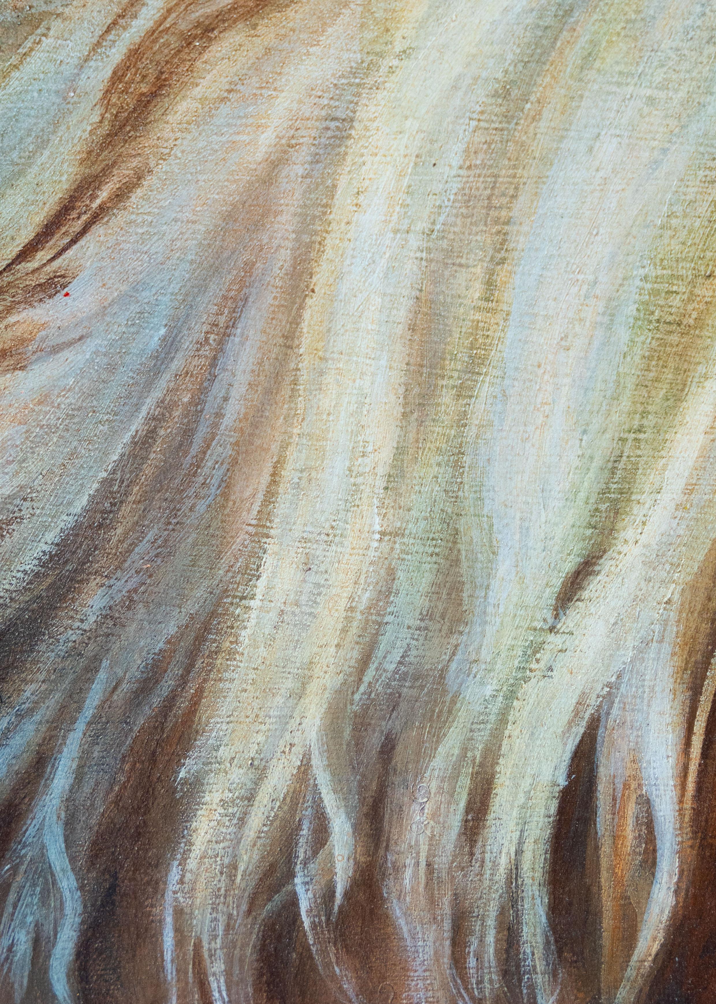 Studie der Köpfe zweier Shetlandponys (Englische Schule), Painting, von Sam Marriott