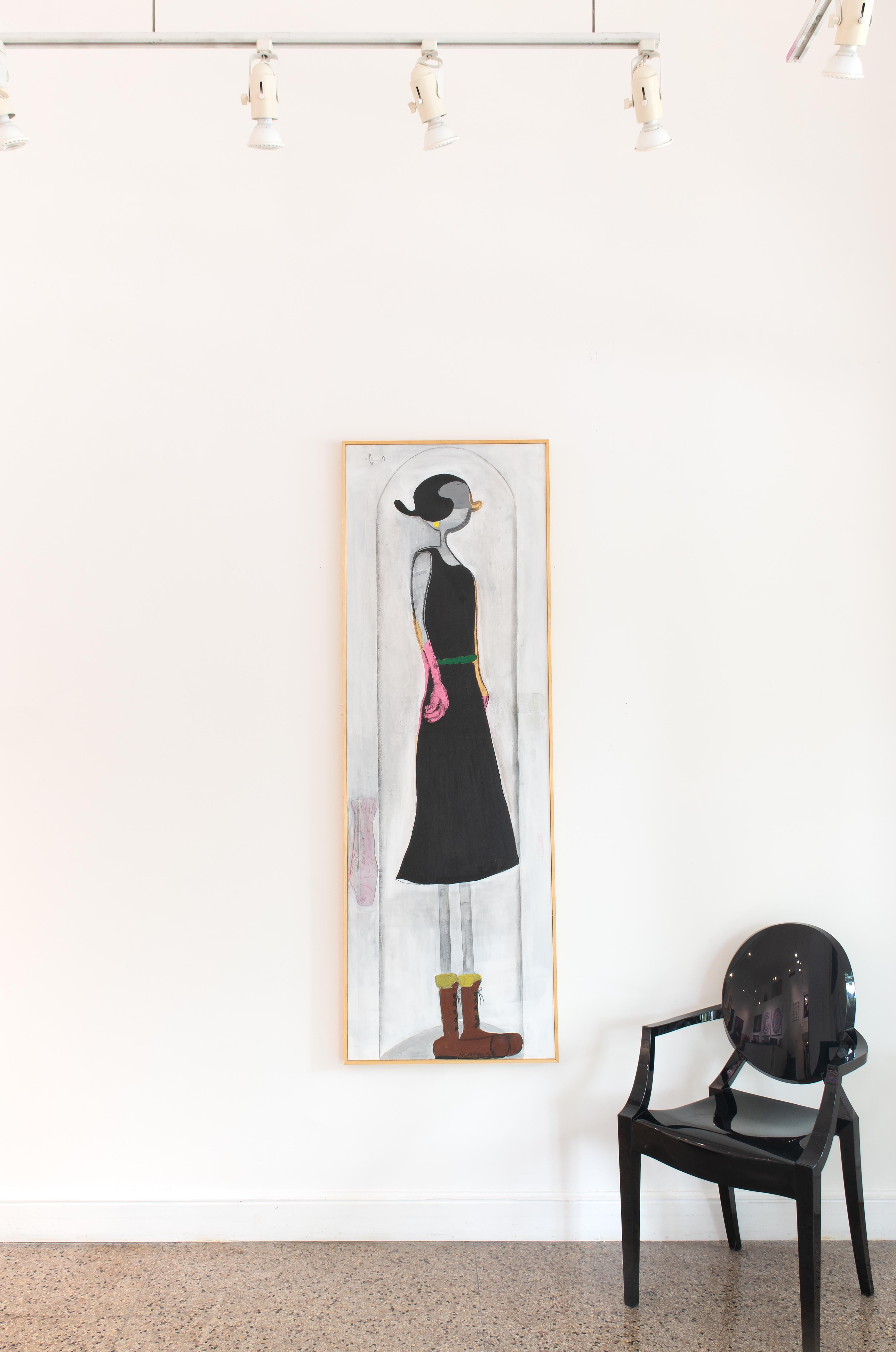 VESTIDITO NEGRO - Painting de Sam Melendez