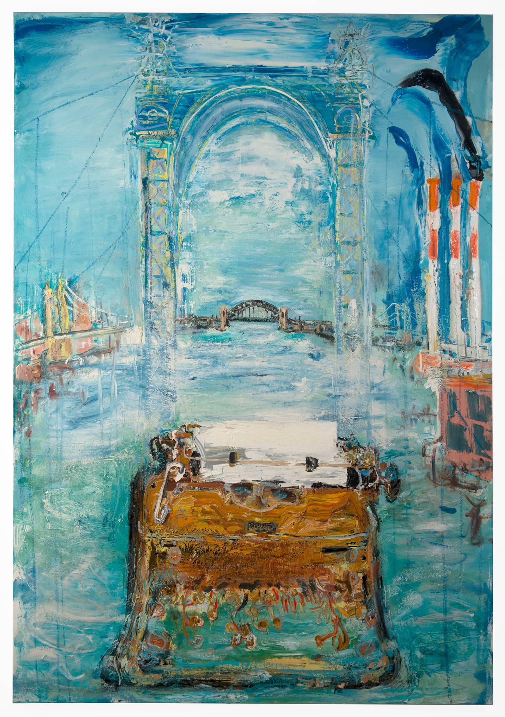 Sam Messer Abstract Painting - Hell Gate