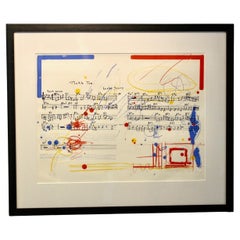 Sam Middleton – “Tickle Toe” Lester Young Jazz (1979) Serigraph, Signed