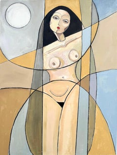"Die Form der Frau"  Zeitgenössisches figuratives Ölgemälde