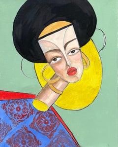 Yasmin:  Pittura ad olio figurativa contemporanea