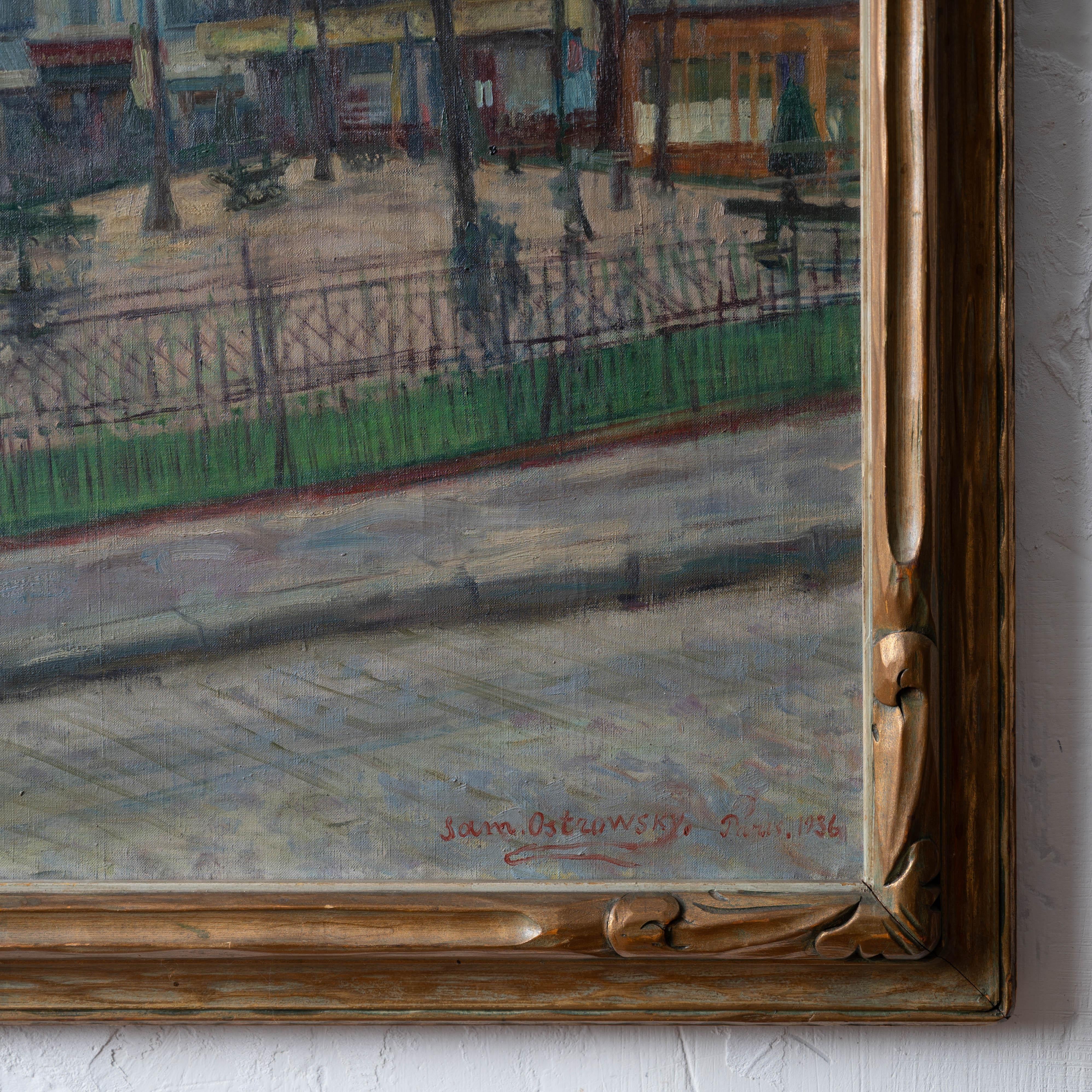 Sam Ostrowsky - Quartier Latin Square, Paris, 1936 (Mitte des 20. Jahrhunderts) im Angebot