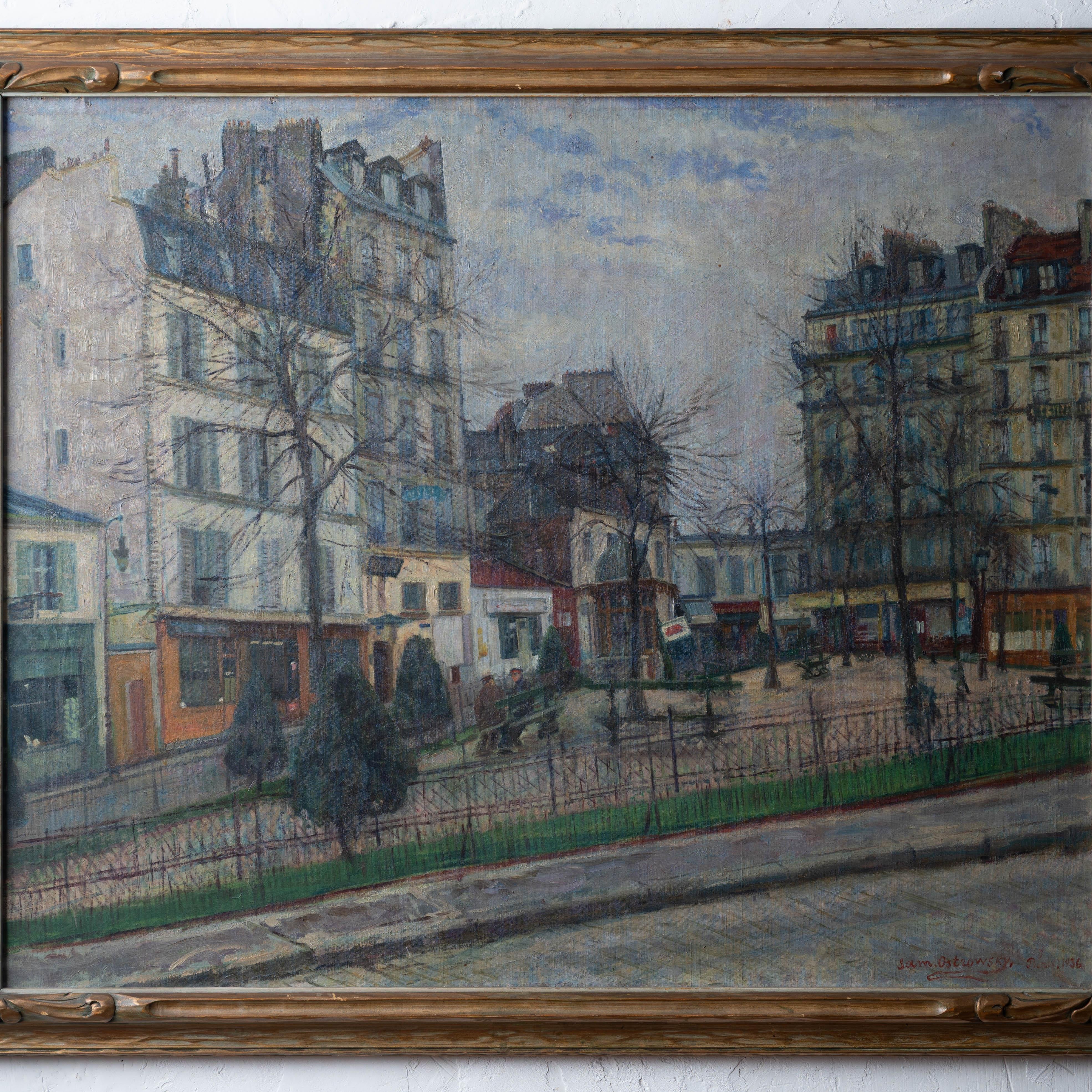 Sam Ostrowsky - Quartier Latin Square, Paris, 1936 im Angebot 3