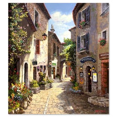 "Morning in Provence" Hand Embellished Limited Edition Printer's Proof on Canvas