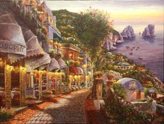 EVENING IN CAPRI (HAND EMBELLISHED)