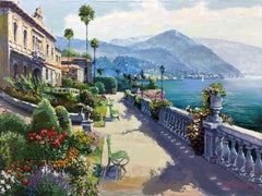 LAKE COMO PROMENADE (HAND EMBELLISHED)