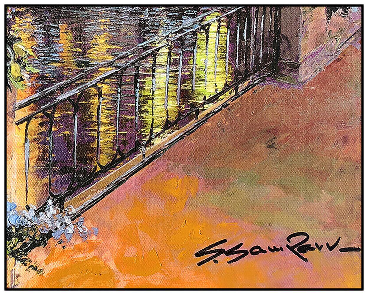 Sam Park Bellagio Twilight Giclee on Canvas Signed Large Art For Sale 3