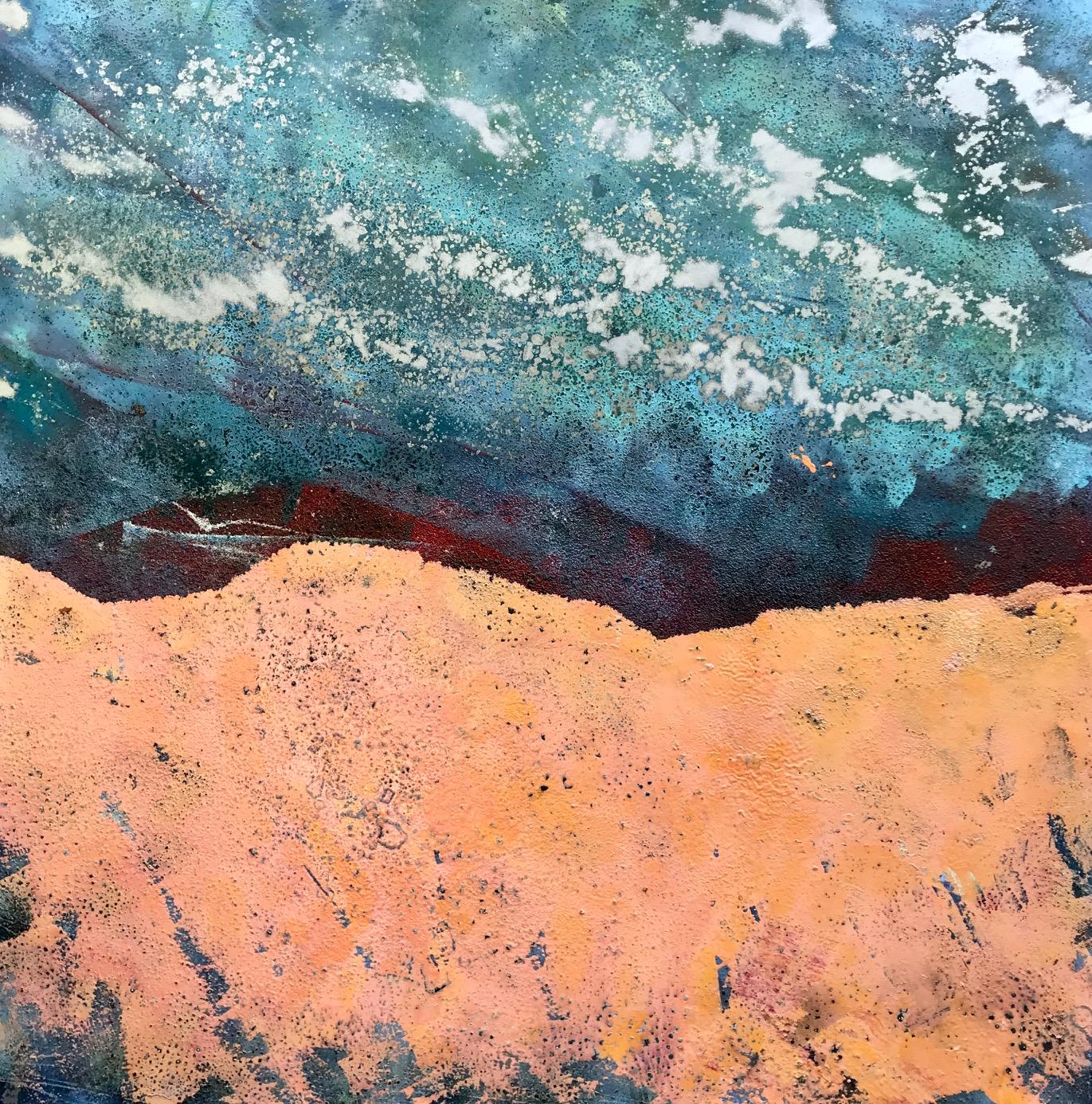 Peppercombe bay - Mixed Media Art by Sam Peacock