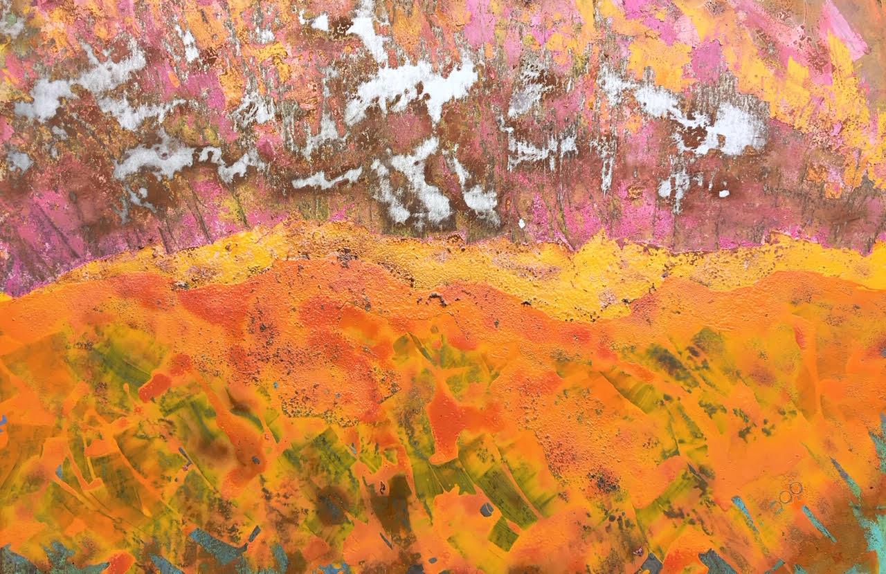 Sam Peacock Abstract Painting - Stellar