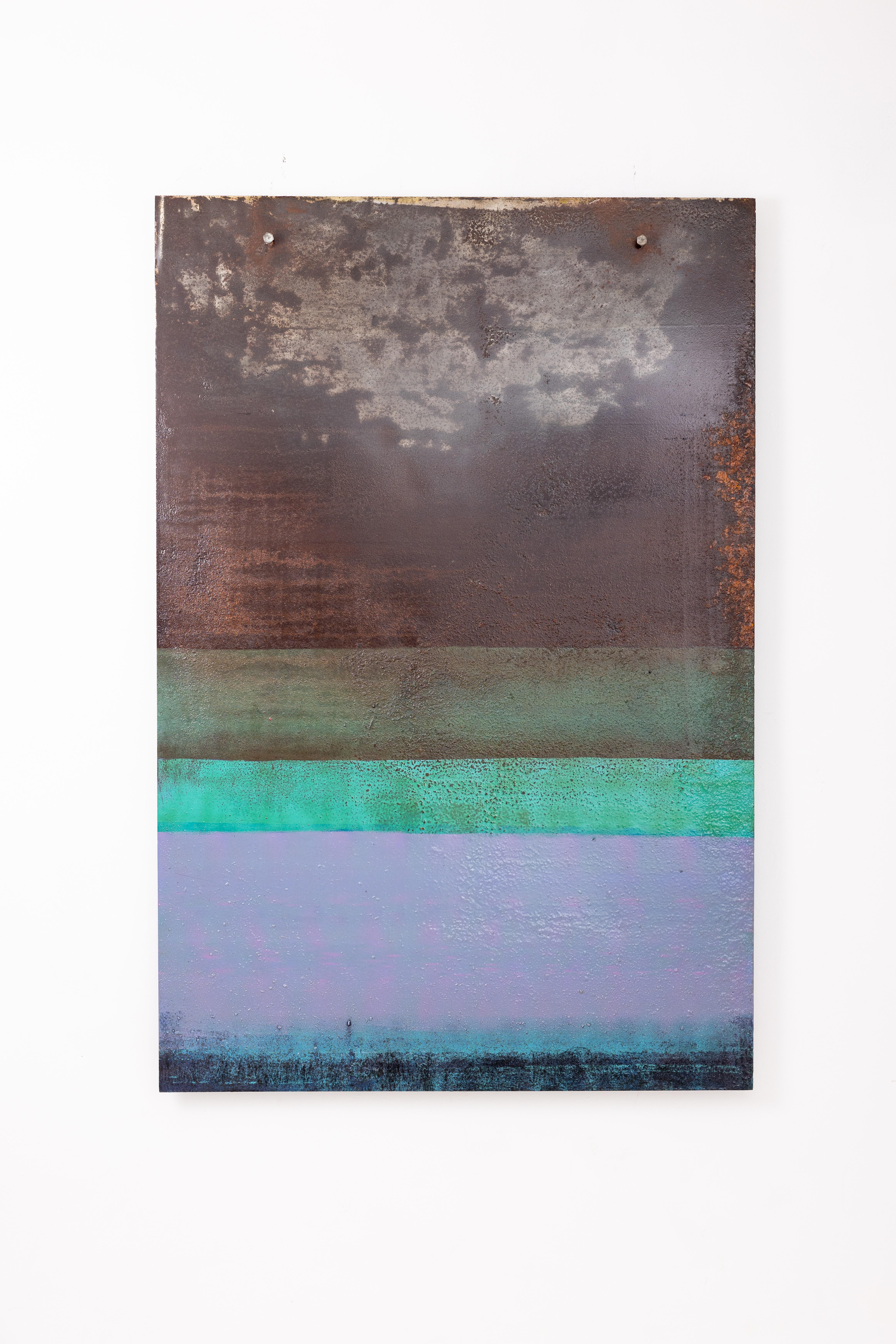 Sam Peacock Abstract Painting – Dunst Lichterz