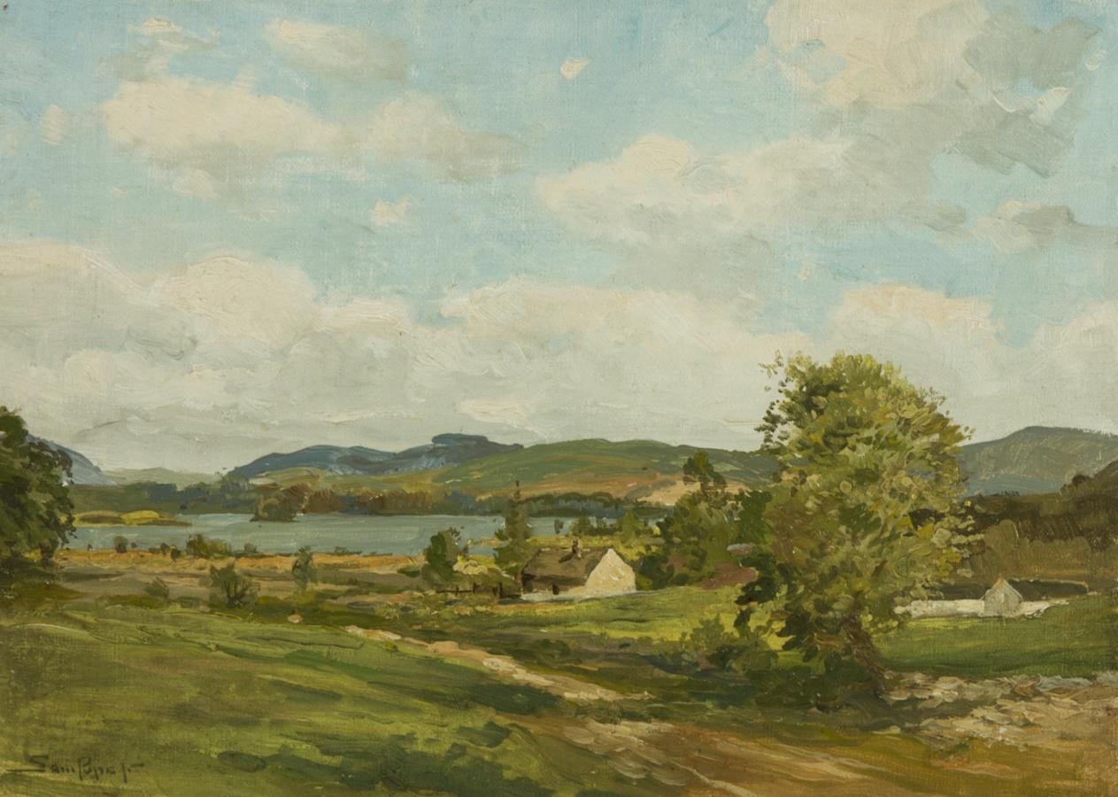Sam Pope Jnr. (1896-1940) - Early 20th Century Scottish Oil, Rural Landscape 1