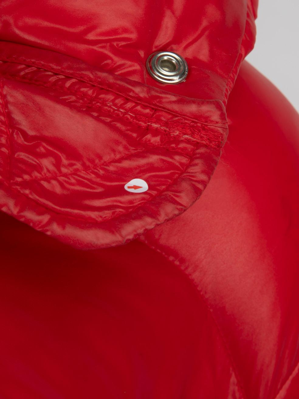 SAM. Red Down Filled Puffer Coat Size XS For Sale 5