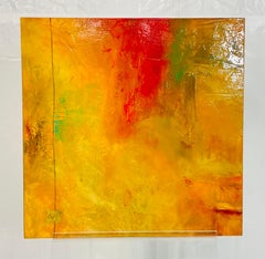 Sam Richardson “Amana Series” Abstract Painting on Board, American Contemporary
