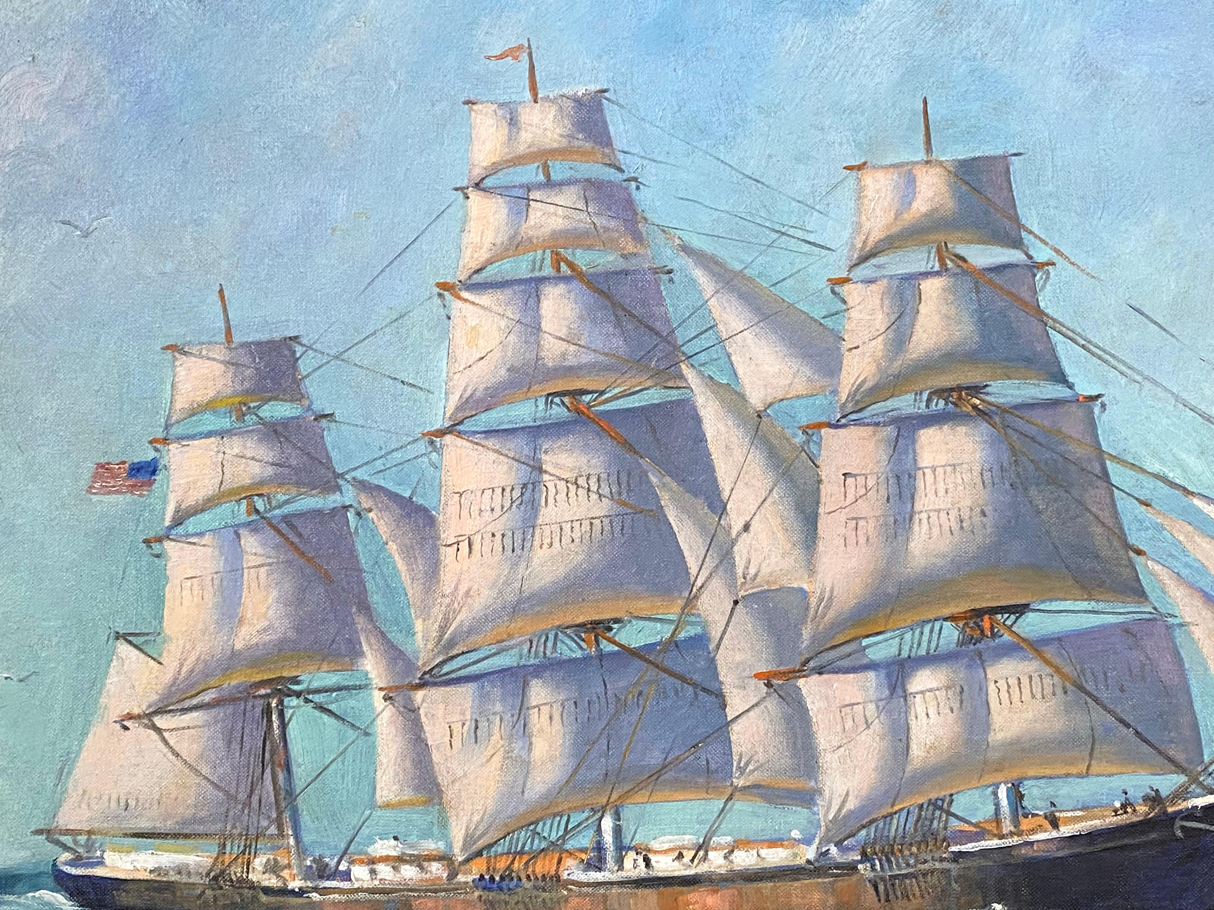 “Clipper under Full Sail” For Sale 3