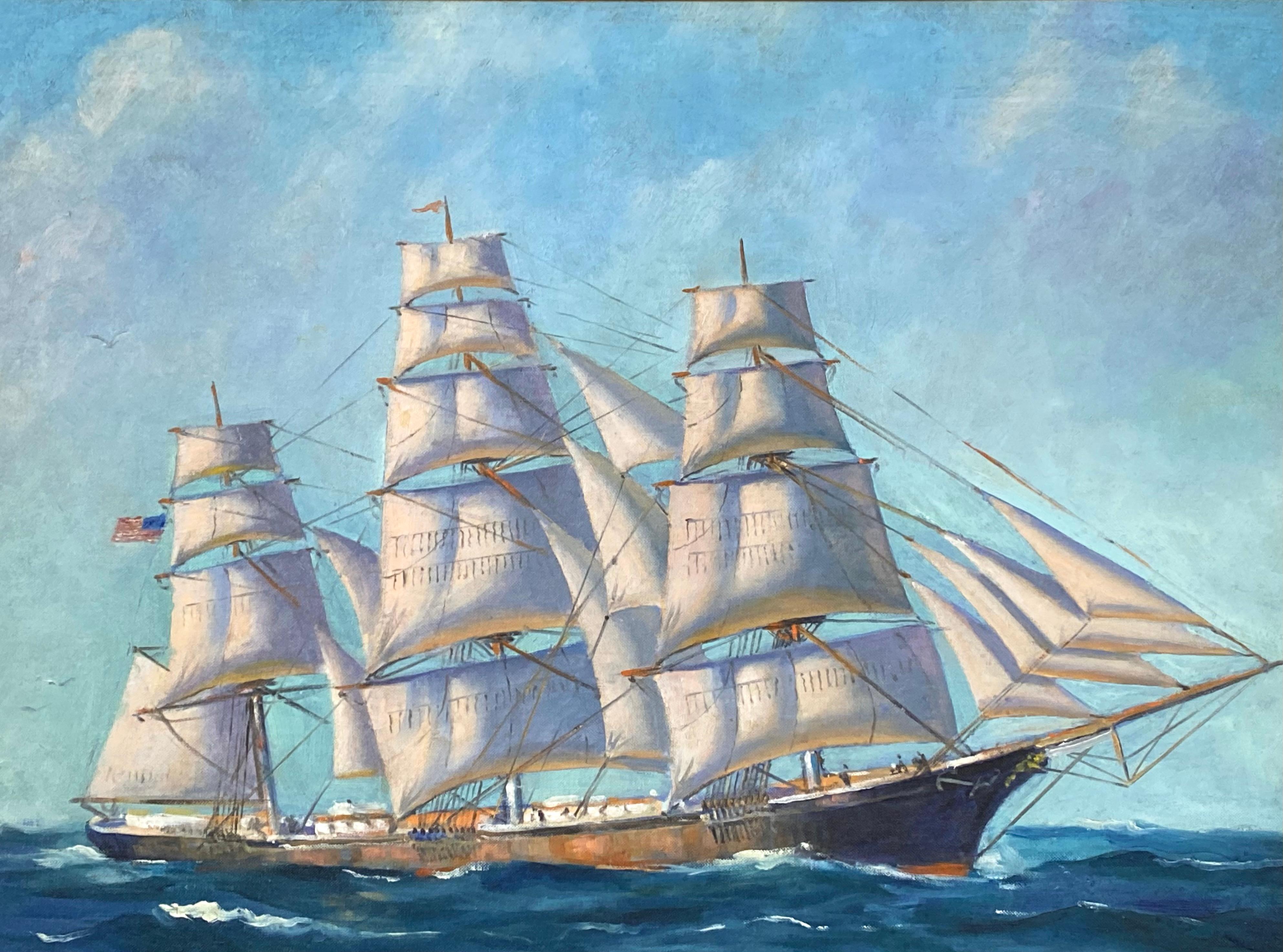 “Clipper under Full Sail” For Sale 4