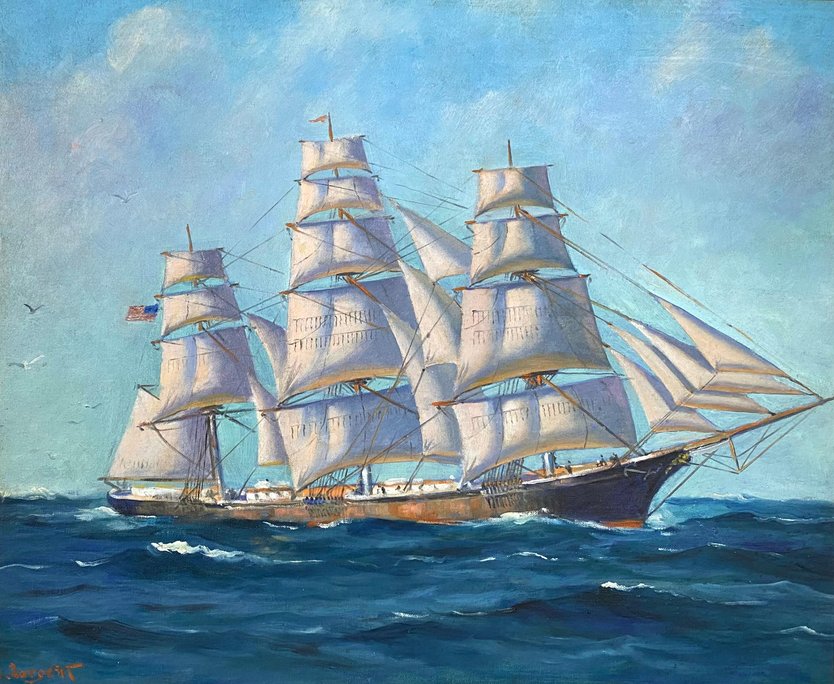 “Clipper under Full Sail” For Sale 5