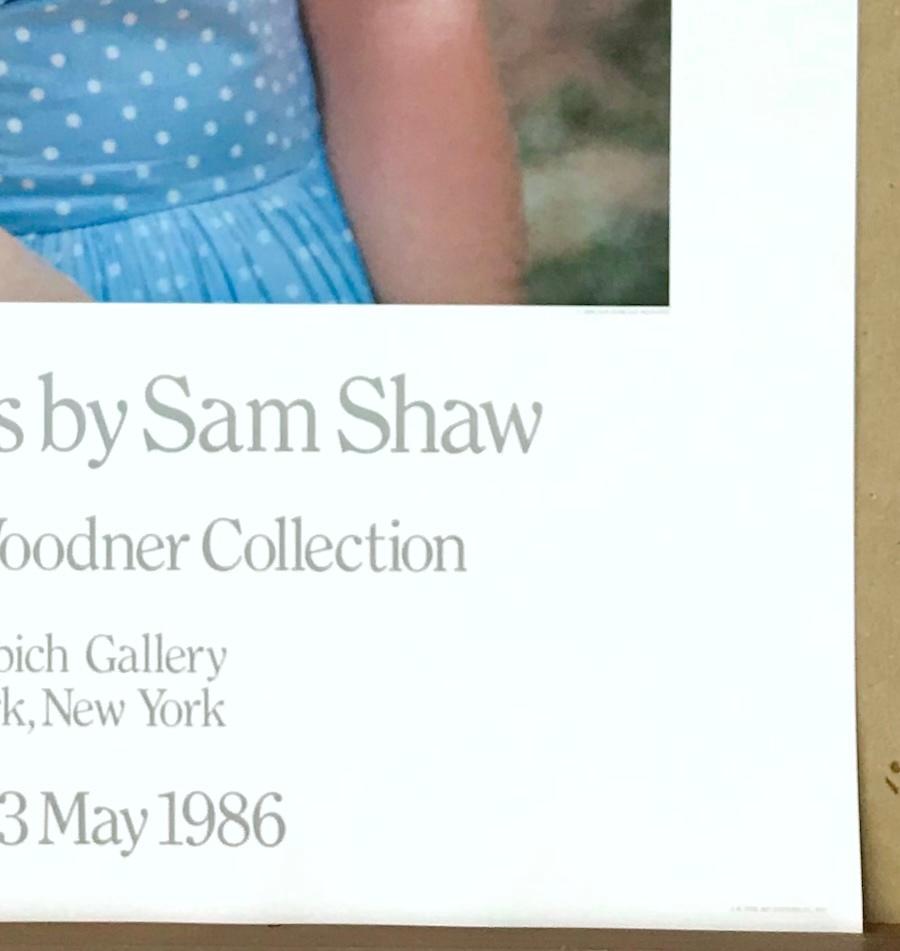 Sam Shaw THE JOY OF MARILYN 1986 Poster della mostra, Marilyn Monroe, Vestito estivo in vendita 7