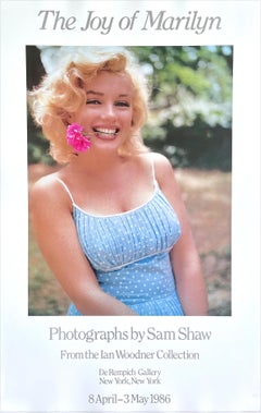 Sam Shaw THE JOY OF MARILYN 1986 Exhibition Poster, Marilyn Monroe, Summer Dress