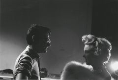 Marilyn Monroe and Richard Avedon on the set of "The Seven Year Itch"