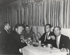 Marilyn Monroe con Darryl Zanuck, David Wayne, Milton Greene e Sidney Kingsley