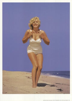 Sam Shaw „Marilyn Monroe am Strand“ 2010- Offset-Lithographie