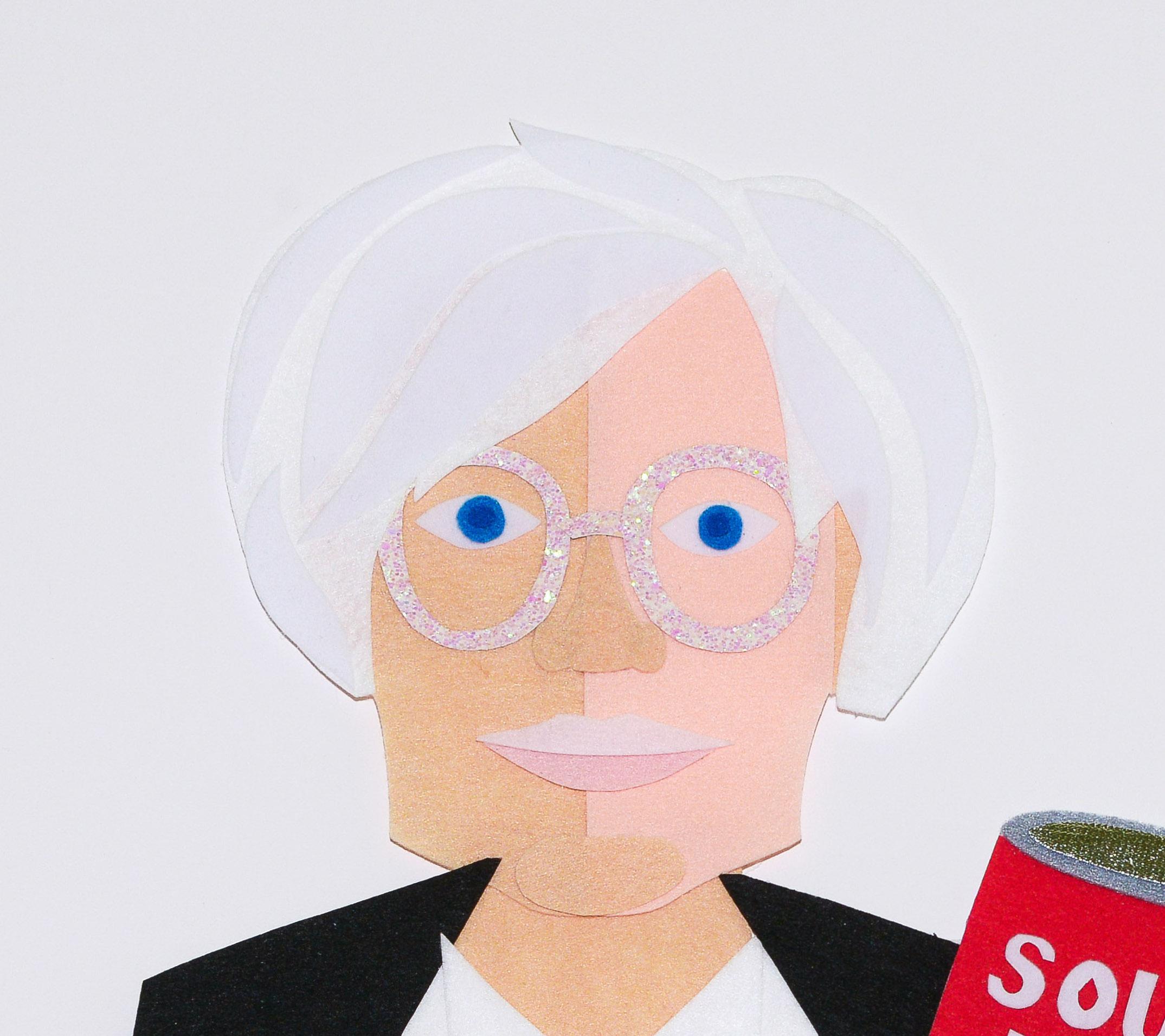 Andy Warhol (Pop-Art), Mixed Media Art, von Sam Sidney