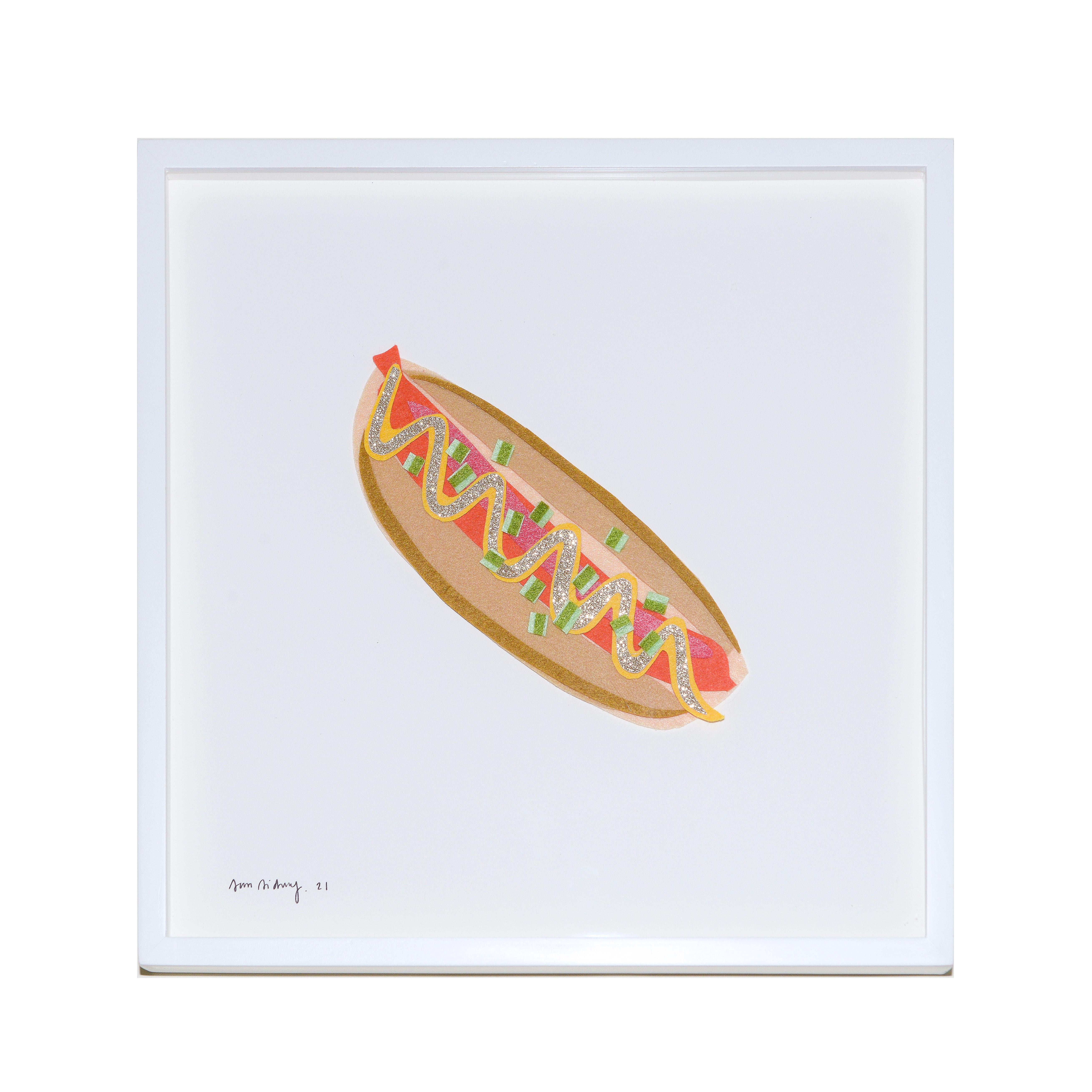 NYC Hotdog - Art by Sam Sidney