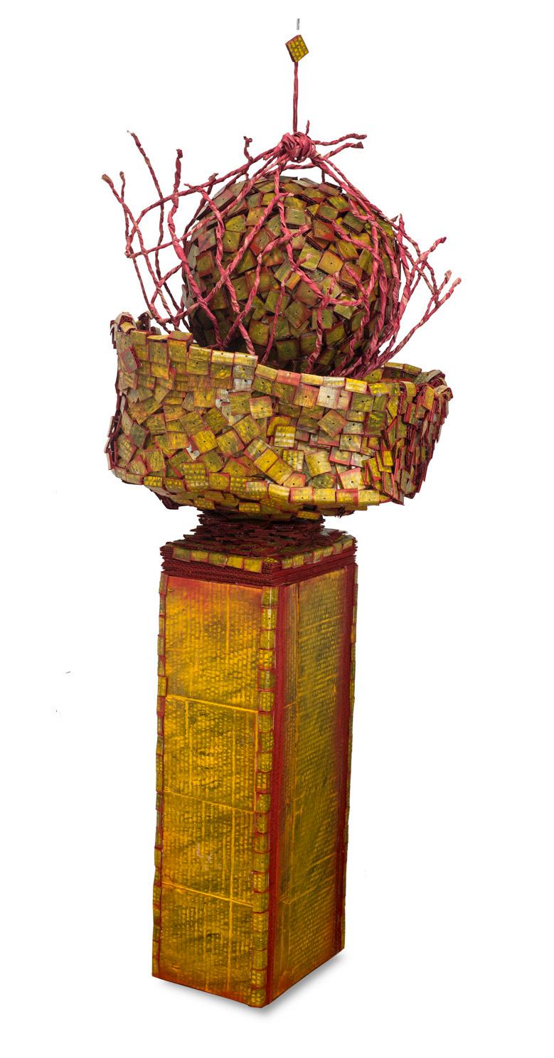 Esta roca está en un lugar difícil, Escultura abstracta original, 2021