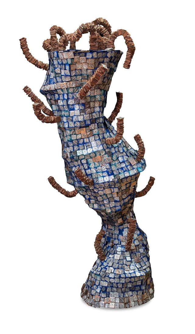 Abstract Ruhdoph Nikki Rudolph - Salvaged Book Abstract Wall Sculpture, Contemporary ...