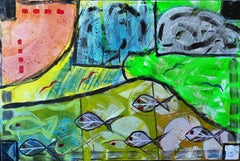Laguna Madre, Gemälde, Acryl auf Leinwand