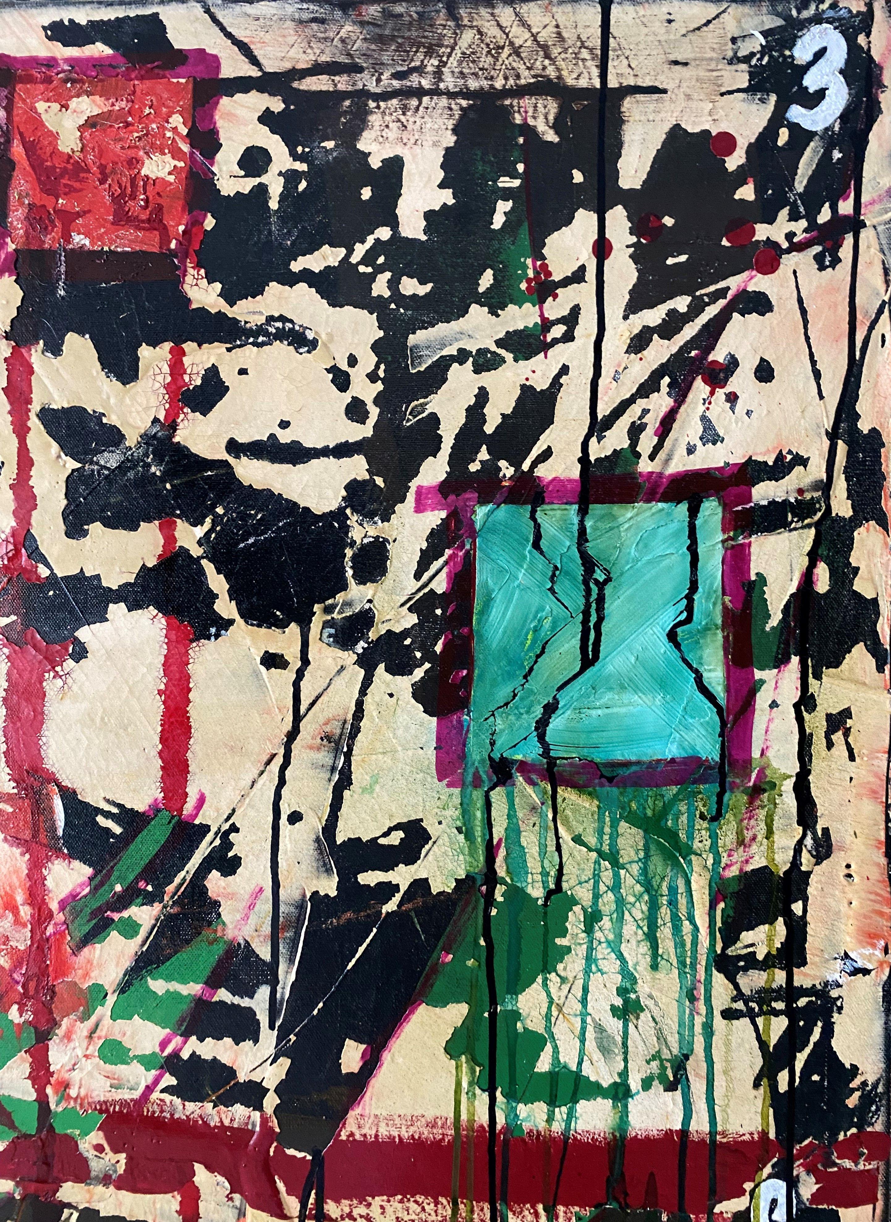 Polaris, Gemälde, Acryl auf Leinwand (Abstrakter Expressionismus), Painting, von Sam Soles