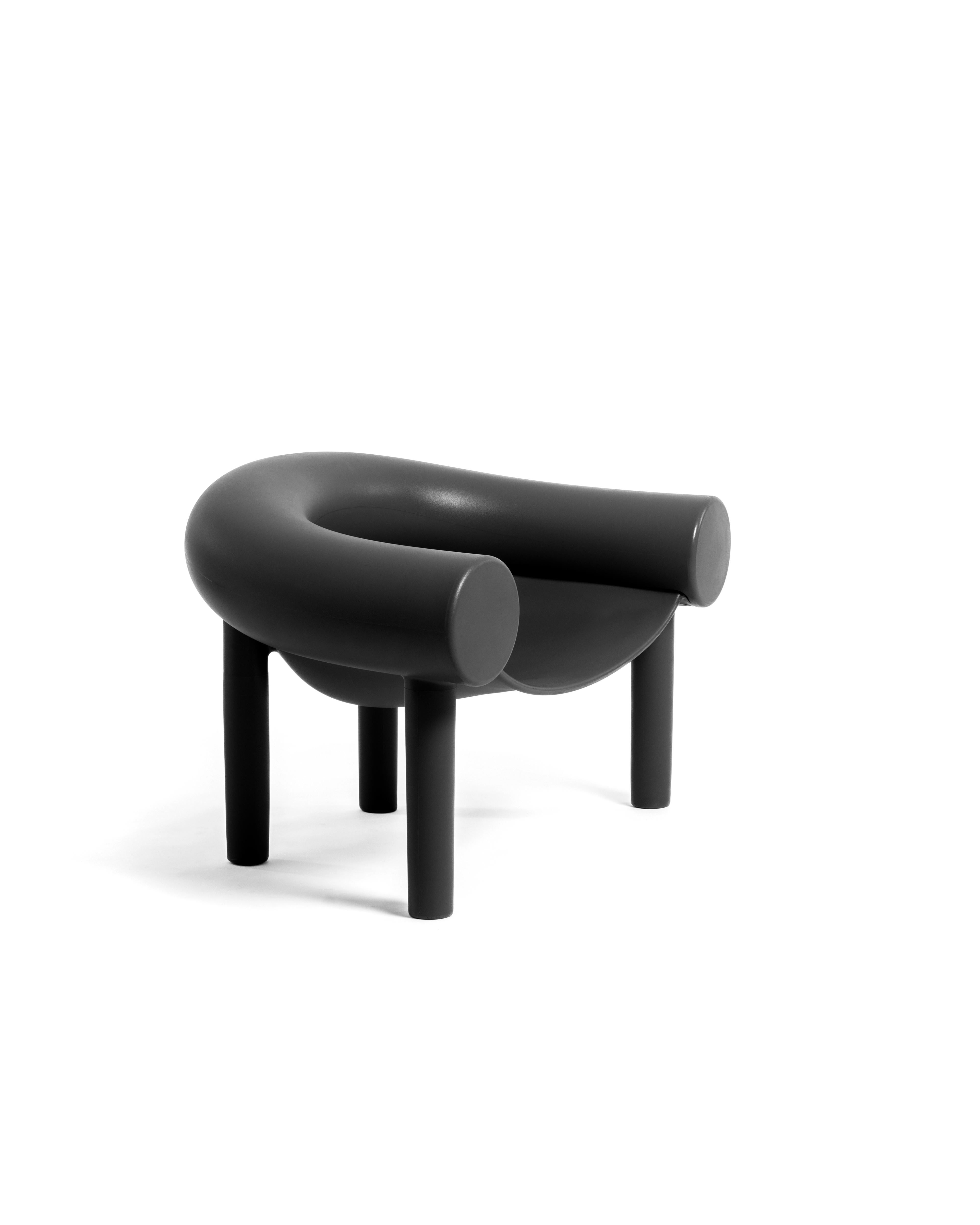 Italian Sam Son Armchair in Grey Anthracite by Konstantin Grcic for MAGIS For Sale
