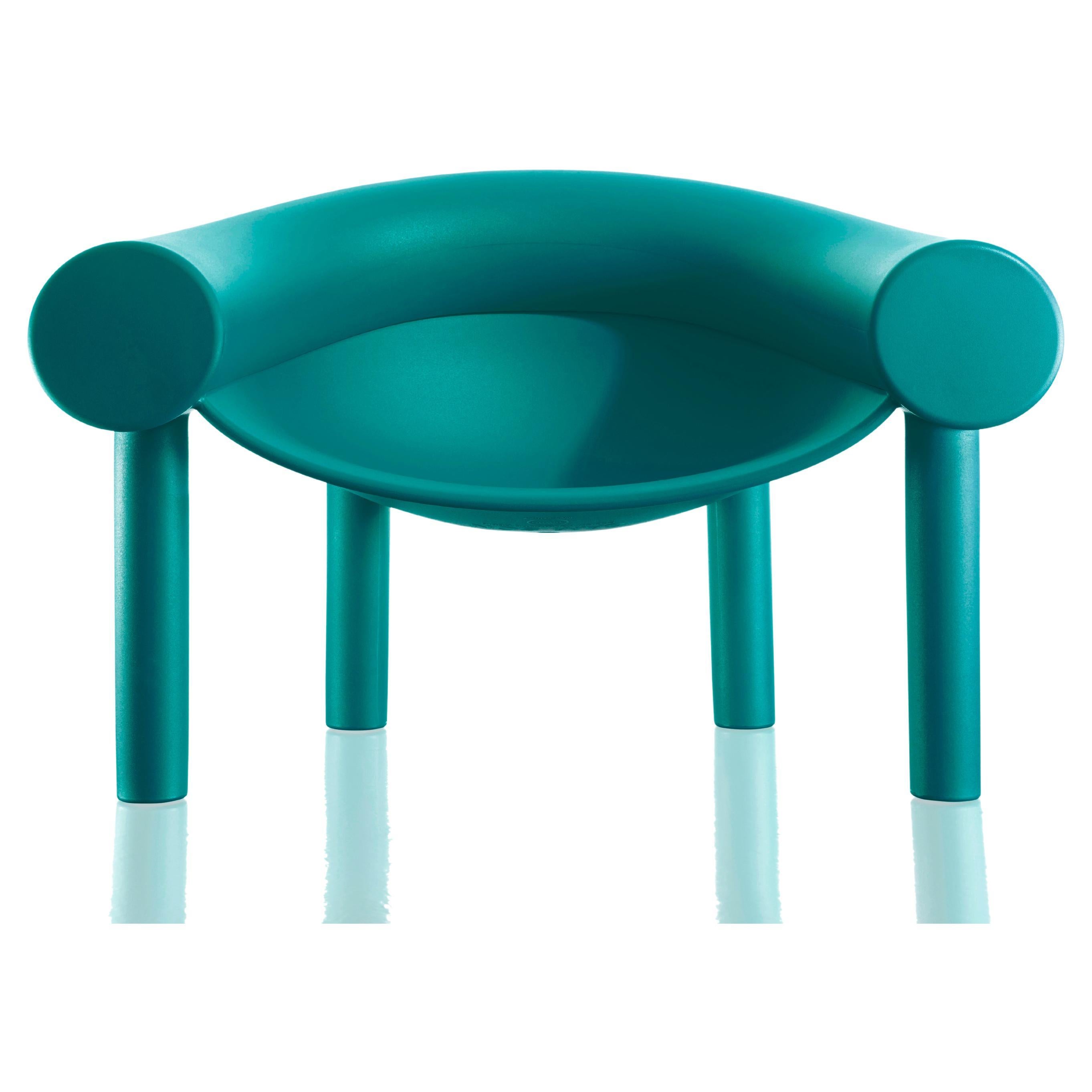 Sam Son Armchair in Petrol Blue by Konstantin Grcic for MAGIS For Sale