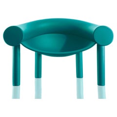 Vintage Sam Son Armchair in Petrol Blue by Konstantin Grcic for MAGIS