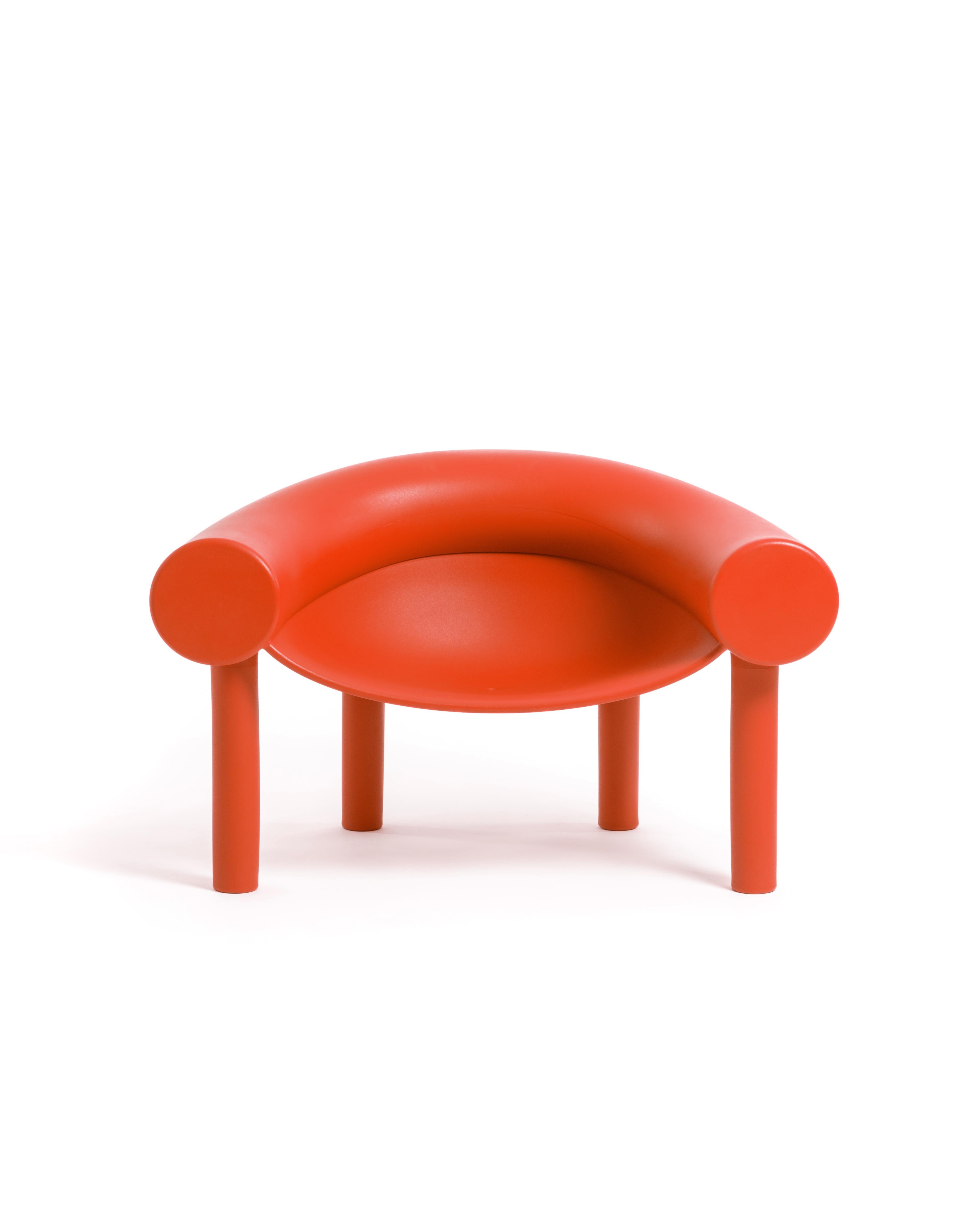 Sam Son Armchair in Red by Konstantin Grcic for MAGIS