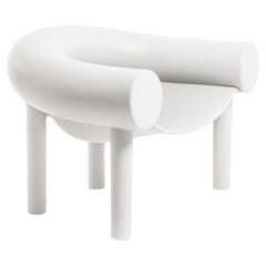 Poltrona Sam Son in bianco di Konstantin Grcic per Magis