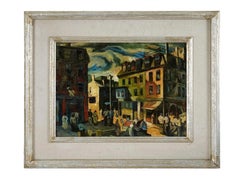 Paisaje urbano Moderno de mediados del siglo XX Realismo social Escena americana Regionalismo WPA