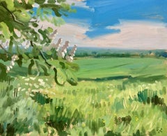 Sam Travers, Horse Chestnut May, Original landscape painting 