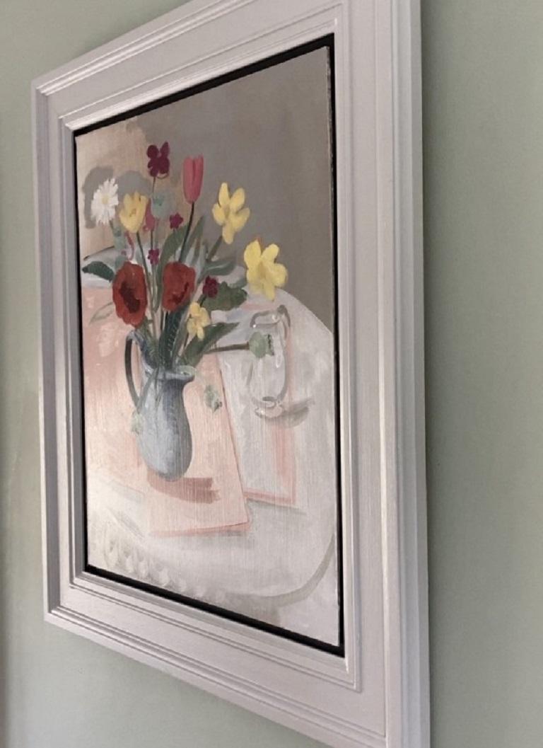 Sam Travers, Summer Flowers, Original floral painting For Sale 1