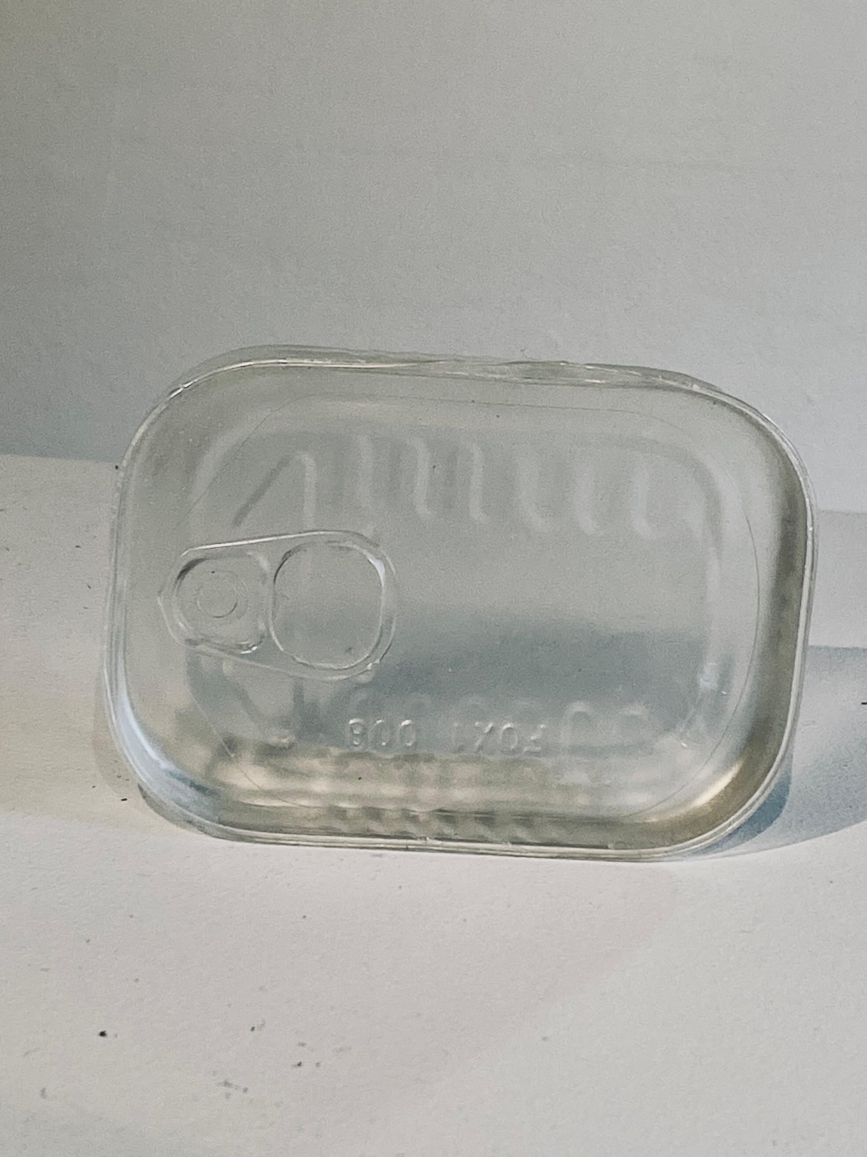 Can in resina per acciughe: 'Anchovy' - Sculpture di Sam Tufnell