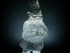Resin Gnome Sculpture: 'Clear Gnome'