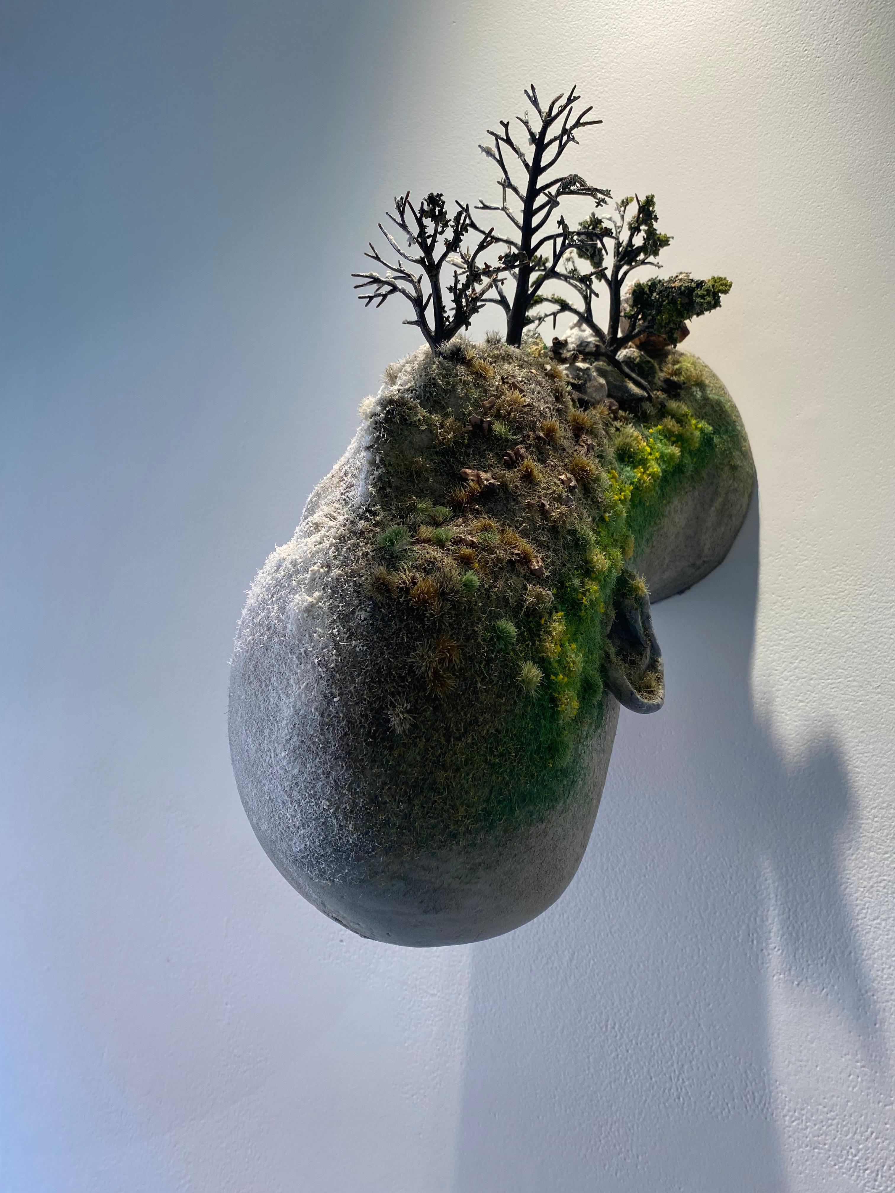Scultura da parete: 'Self-Portrait febbraio' - Sculpture Contemporaneo di Sam Tufnell