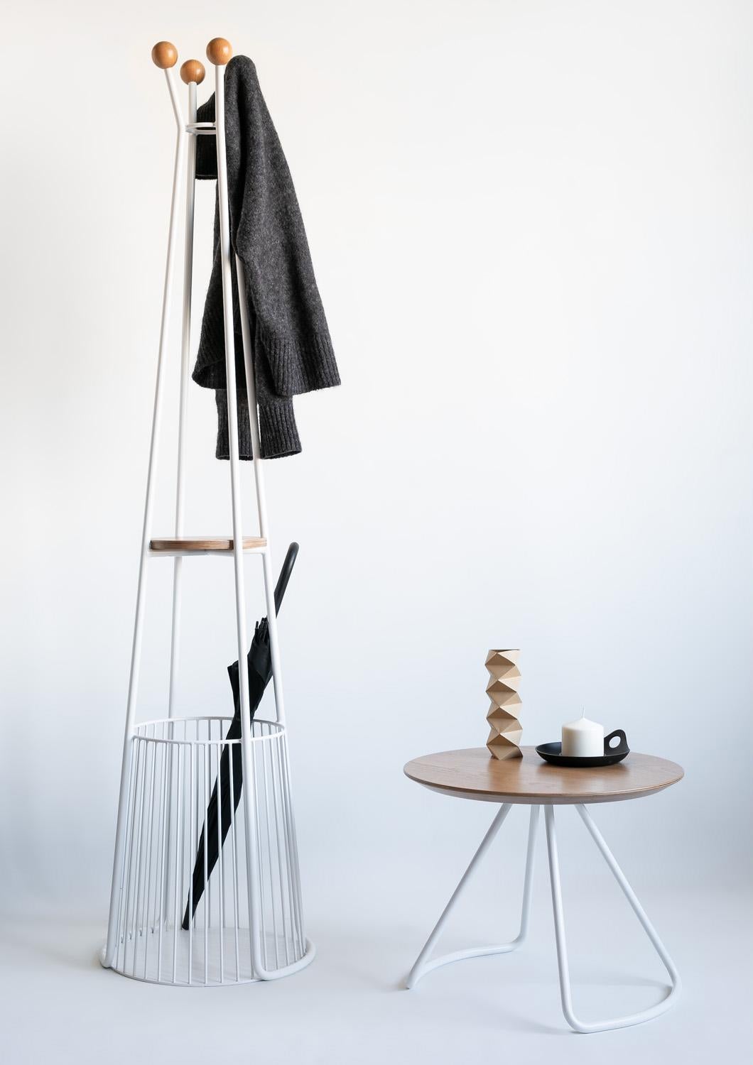 minimalist coat rack