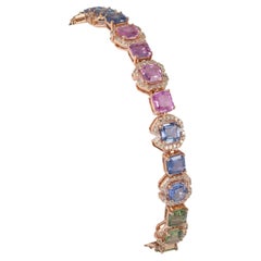SĀMAÁ Diamonds - Celeste Spectrum Bracelet - Diamond
Multi-Sapphire Bracelet